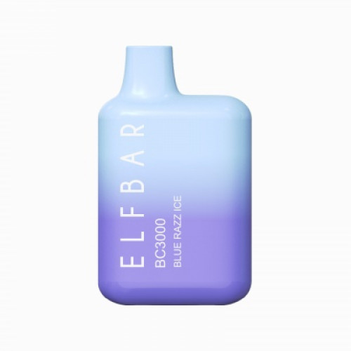 Электронная сигарета Эльф Бар 3000 затяжек Голубика Малина Лёд (Elf Bar BC 3000 Blue Razz Ice)