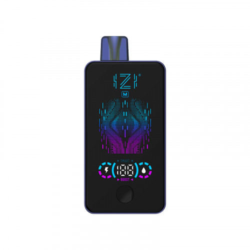 Электронная сигарета IZI MODEL M 22000 - Double Ice Blackberry (Морозная ежевика с двойным льдом)