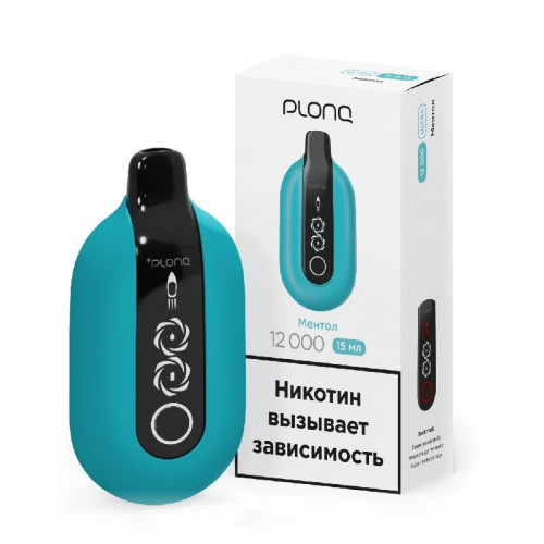 Электронная сигарета PLONQ ULTRA 12000 затяжек Ментол